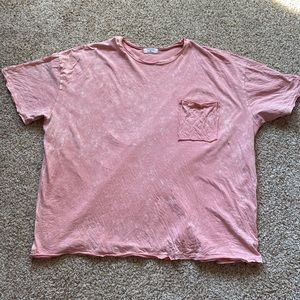 Zenana Oversized Acid Wash T shirt